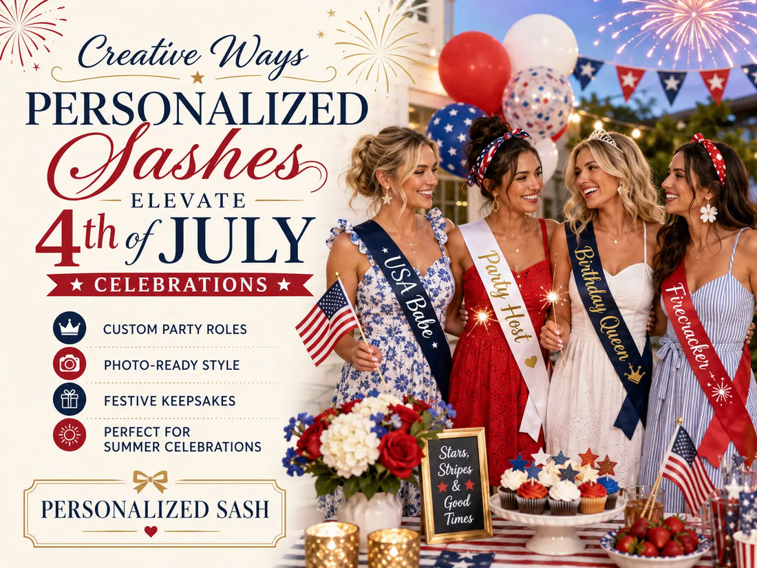 Creative Ways Personalized Sashes Elevate 4th of July Celebrations