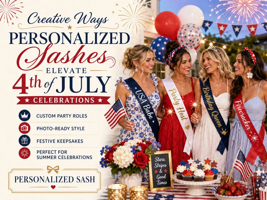 Creative Ways Personalized Sashes Elevate 4th of July Celebrations