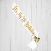 Personalized Sash, custom sash, 16th Birthday Sash, birthday girl sash, Pink Birthday Sash, Satin Sash, Sweet 16 Outfit.