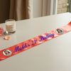 glittery sash, photo prop, 40th birthday sash,30th birthday sash, graduation sash.
