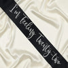 Custom Sash, Birthday Sash, Royalty Sash, Pageant Sash, Prom Sash, acrylic sign sticker,15th birthday sign