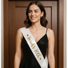 Sweet 16 Party, gradation sash, Sweet 16 Sash, birthday party sash, Sweet Sixteen Gift, Bachelorette Sash.