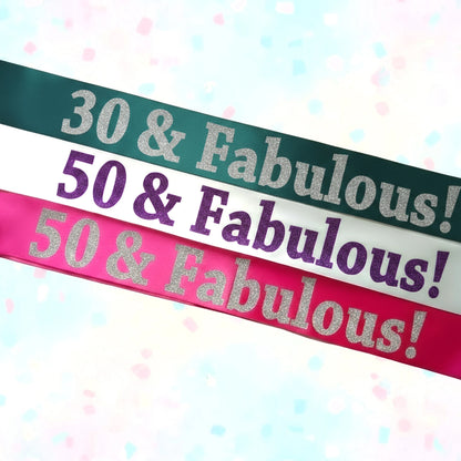 glittery sash, photo prop, 40th birthday sash, 30th birthday sash, graduation sash, baby shower sash, bachelorette sash, custom sash women.