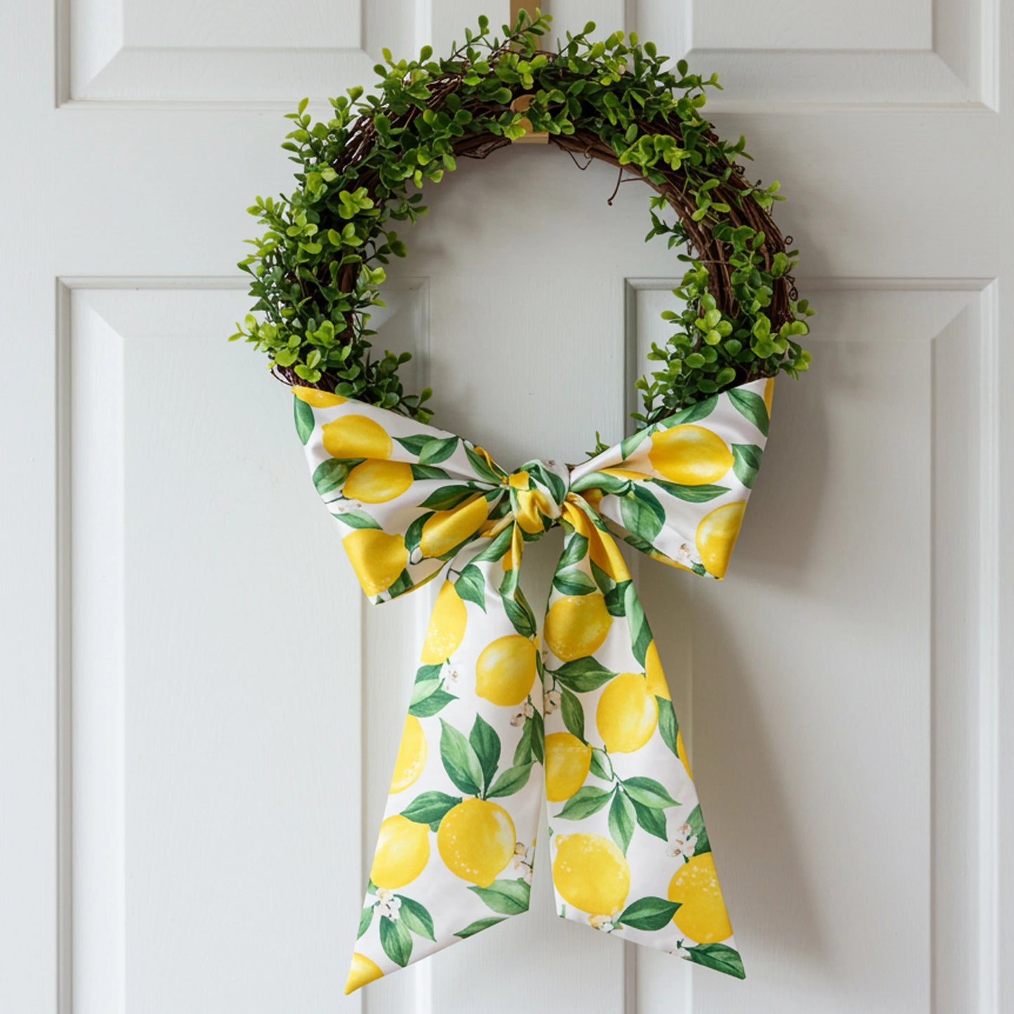 Custom Lemon Themed Wreath Sash