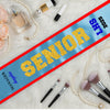 Custom Lace Trimmed Senior 2025 Sash – Personalized Graduation Milestone Wrap