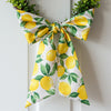 Custom Lemon Themed Wreath Sash