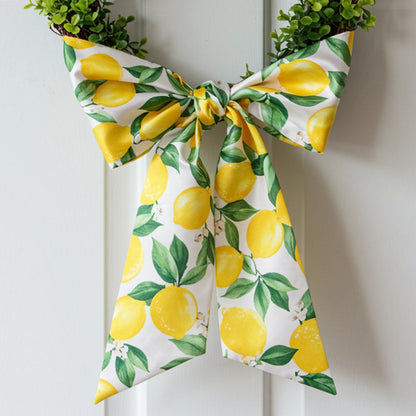 Custom Lemon Themed Wreath Sash