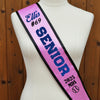 Custom Lace Trimmed Senior 2025 Sash – Personalized Graduation Milestone Wrap