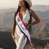 sasha fierce,  cowboy carter, beyince act ii 2, beyonce queen, personalised sash, bespoke sash.