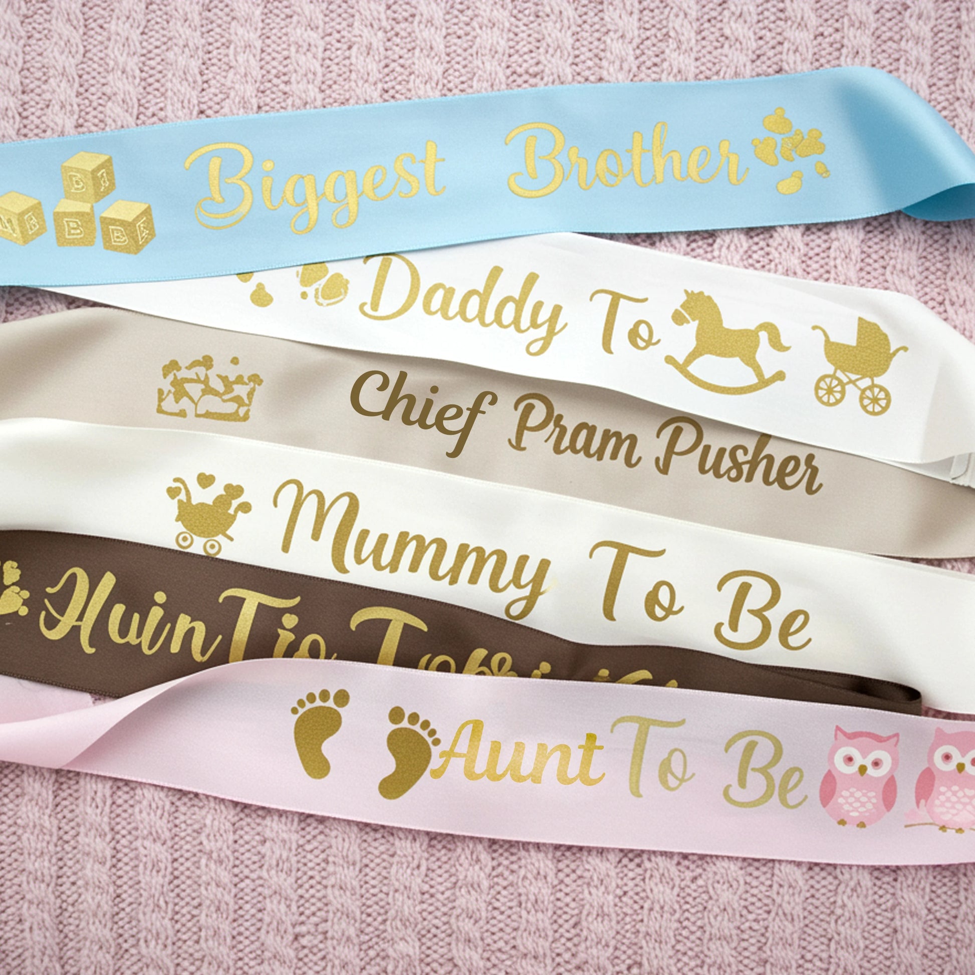 baby shower party, baby shower props, rose gold sash, mummy to be gift.