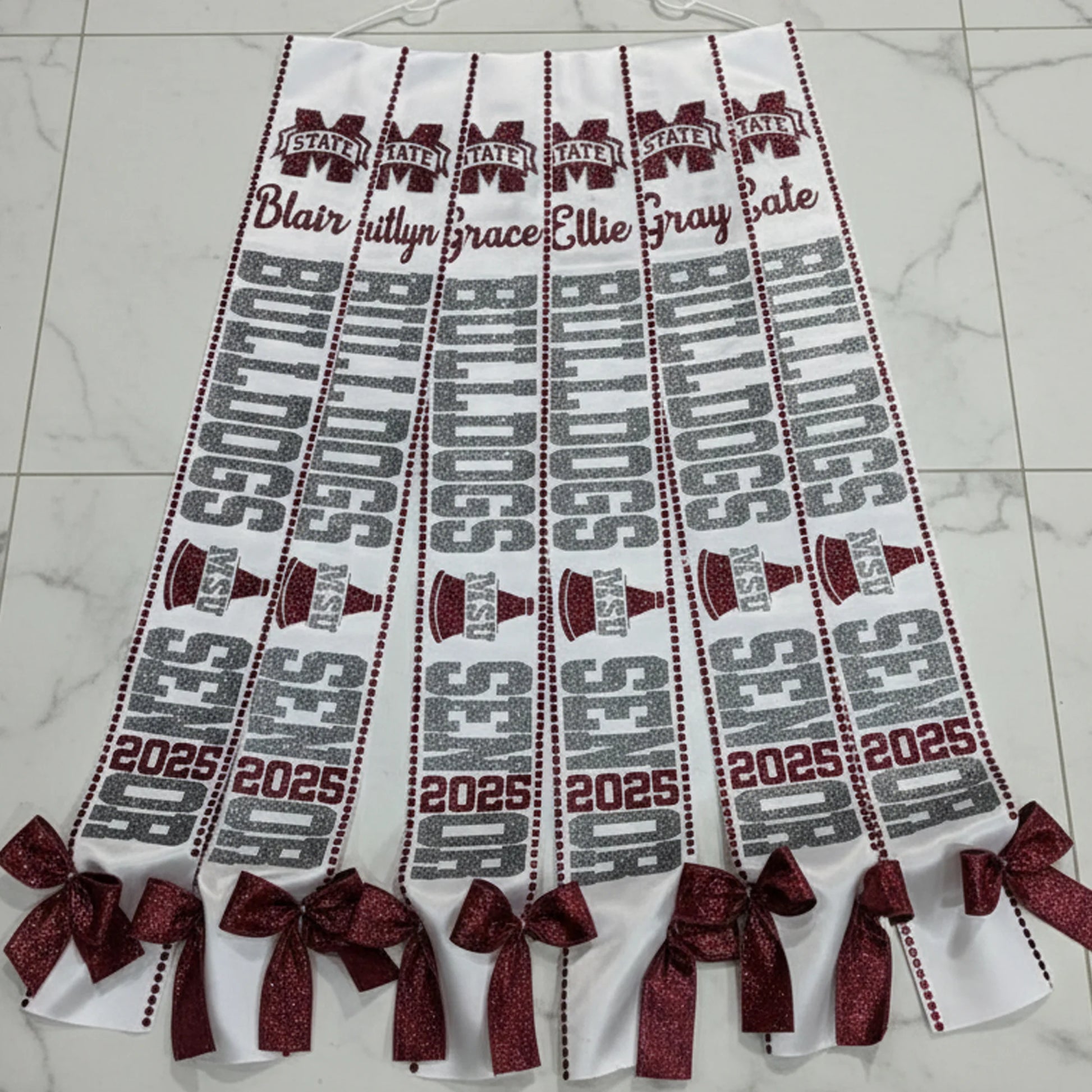 graduation sash, senior 2025 sash, graduate 2025, Personalized Sash, Custom Sash, graduate sash, Glitter Sash.
