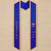 college graduation, custom graduation, class of 2025 stole, class of 2024,flag graduation sash.