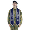 Premium satin army sash with custom embroidery, designed for military ceremonies and formal celebrations