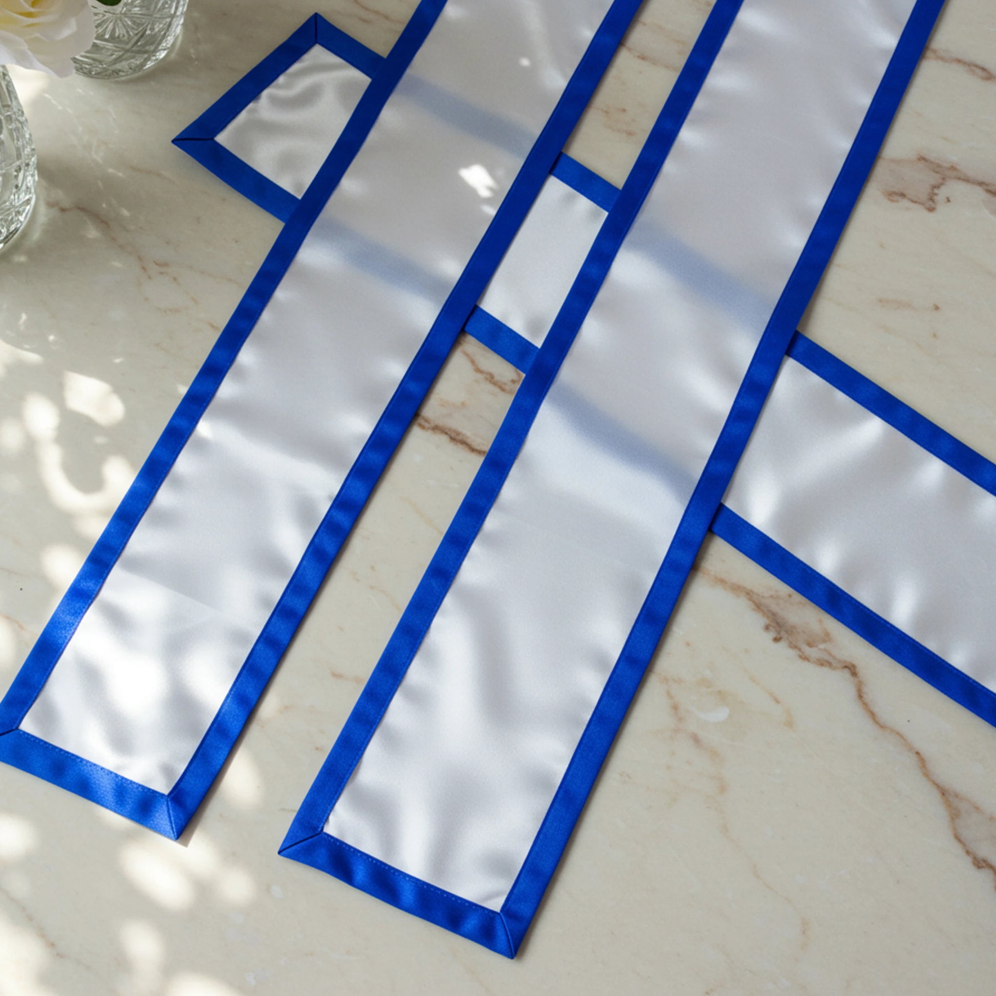 White Sash With Dark Blue Sash,  Dark Blue Sash, Beach vibe Dark Blue Lace Sash, Bride Dark Blue Lace Sash, 