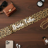 leopard animal print, personalized sash, custom sash, lets get wild, birthday sash, customized sash