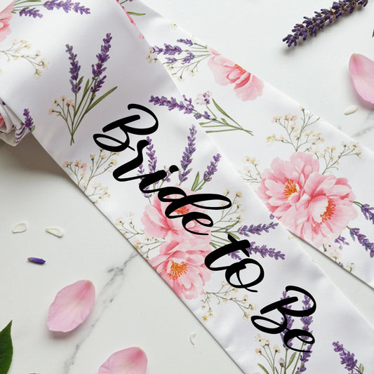 The Bride Sash, bride to be sash, Bachelorette Sash, personalized sash, custom sash.
