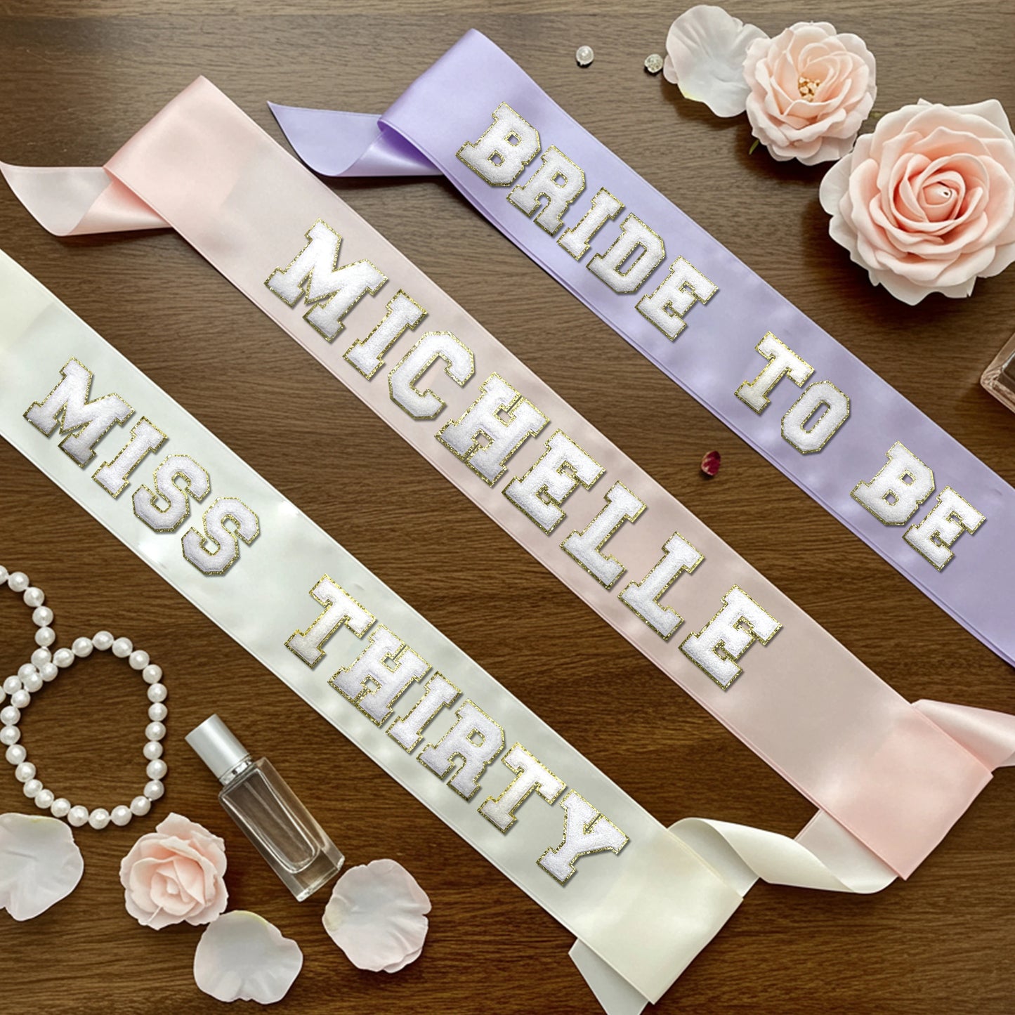 your text sash, bridal sash, graduation sash, wedding sash, party sash, baby shower sash