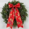 Halloween porch, wreath sash, housewarming gift, christmas gifts, Christmas decor.