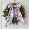 front door wreath, front door decor, seasonal decor, winter wreath sash, personalized sash, christmas bow, Nutcracker Sash, housewarming gift.