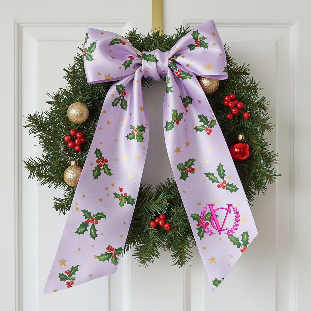 front door wreath, front door decor, seasonal decor, winter wreath sash, personalized sash, christmas bow, Nutcracker Sash, housewarming gift.