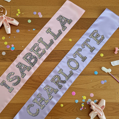 bridesmaid gifts, your text sash, hen party sash, bridal sash, wedding sash