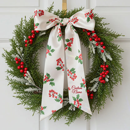 personalized gift, housewarming gift, christmas gifts, hostess gift, front door bow, front door wreath