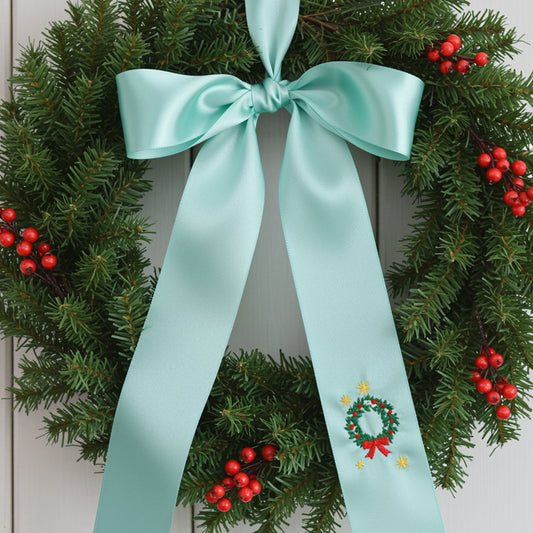 personalized sash, christmas bow, Nutcracker Sash, housewarming gift, christmas gifts.