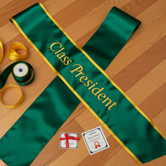 graduation gift, high school stole, stole with logo, logo graduation sash, custom grad stole, Graduation sash.