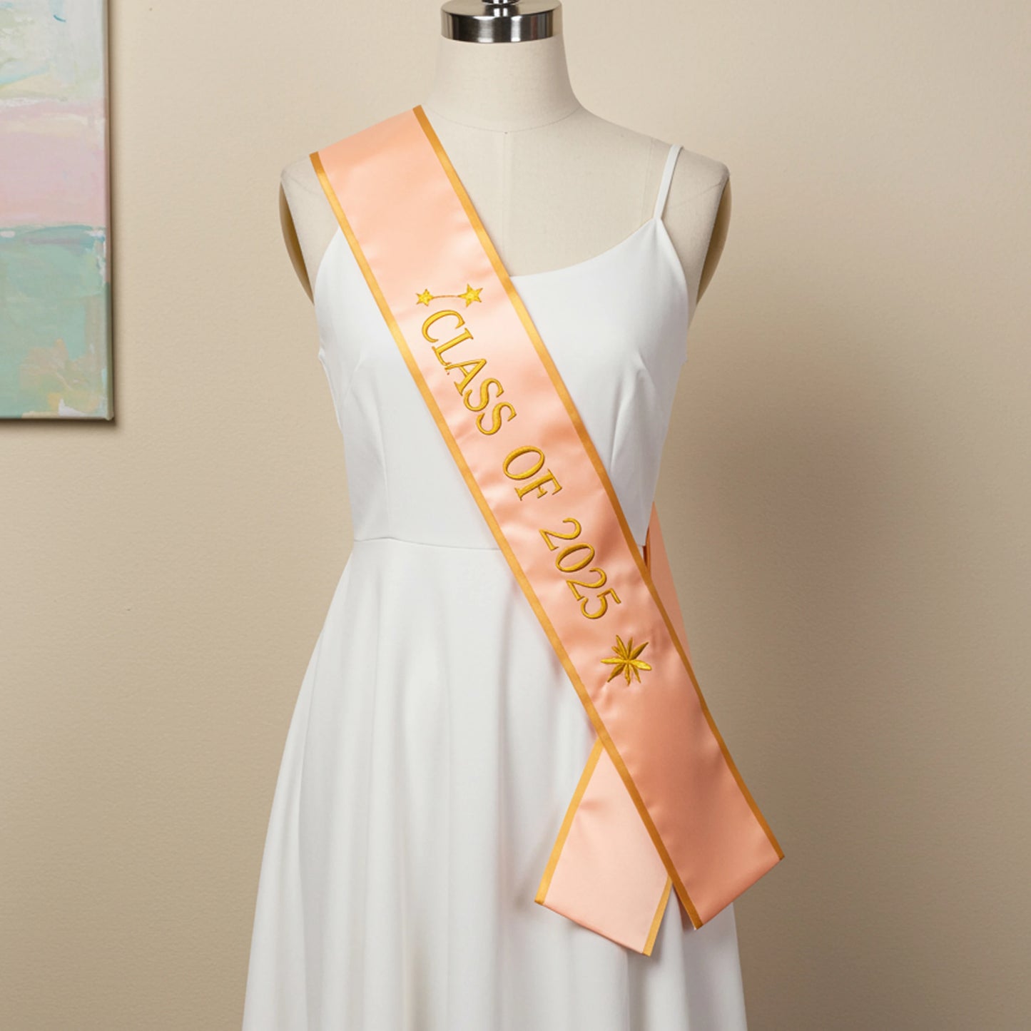 Class of sash, party sash, prom night, embroidery pattern Sash, ribbon, embroidery design Sash.