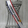 Custom Sash, Concert Accessories, Cowboy Carter, Fancy Sash, Concert Costume Sash, Wester Sash, Gathered Trim Sash
