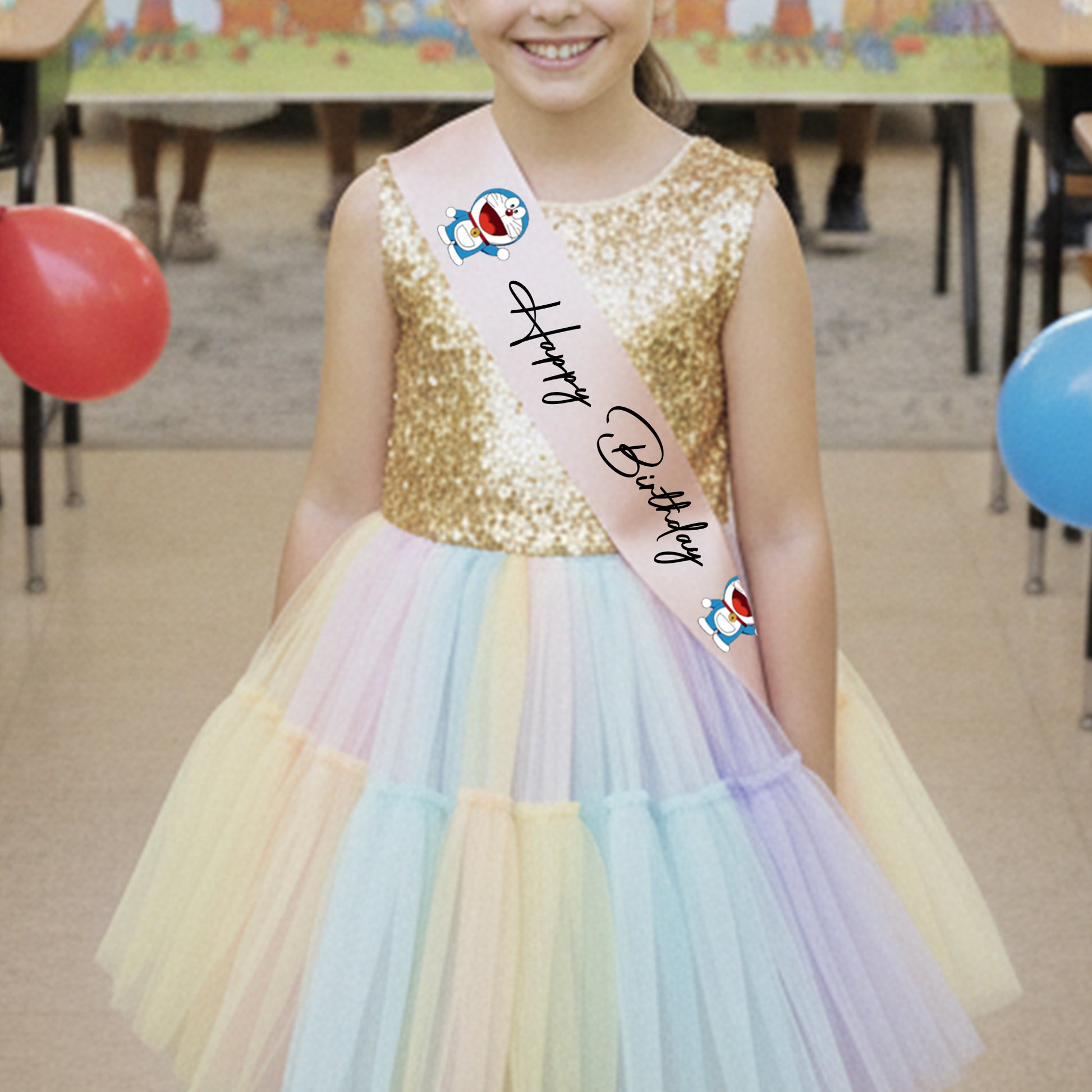 Personalized Sash, custom sash, 6th Birthday Sash, birthday girl sash, Pink Birthday Sash, Satin Sash, Sweet 6 Outfit