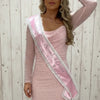 glittery sash, photo prop, 40th birthday sash, 30th birthday sash, graduation sash, baby shower sash, bachelorette sash