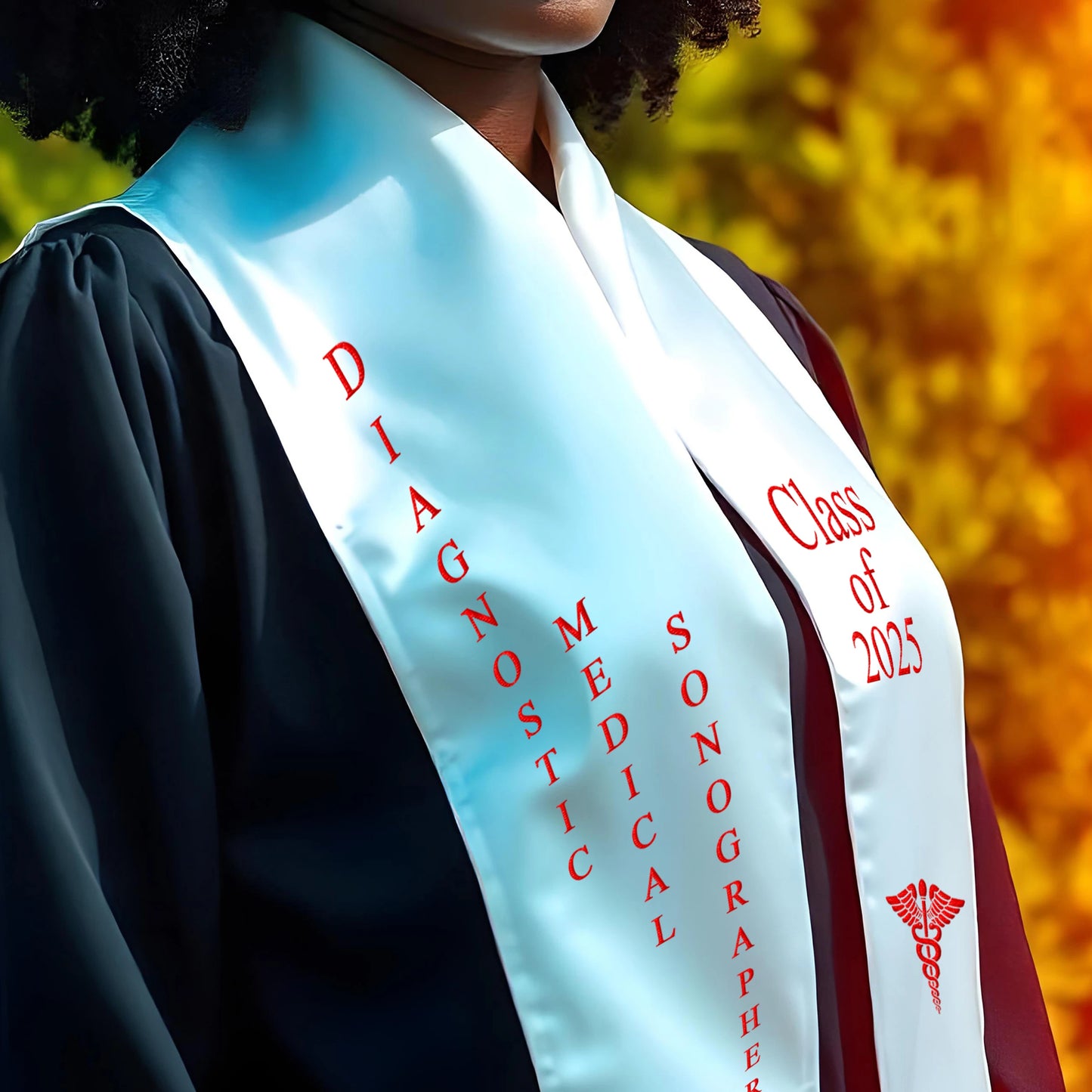 double flag, mixed flag, gifts for friends, Stole with Name, Graduation Gift Idea.