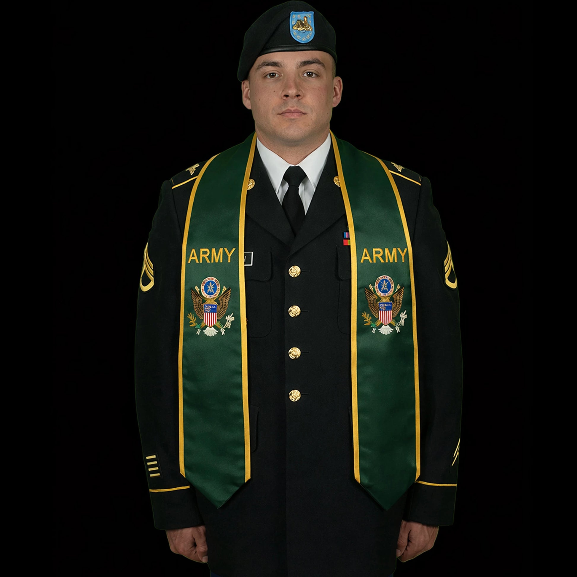Custom Navy Martinez sash for military ceremonies