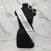 Party Sash, Bridesmaid Sash, Bachelorette Sash, Personalized Sash,
 Custom Sash, diamond text sash