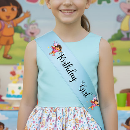 custom sash, 6th Birthday Sash, birthday girl sash, Pink Birthday Sash, Satin Sash, Sweet 6 Outfit
