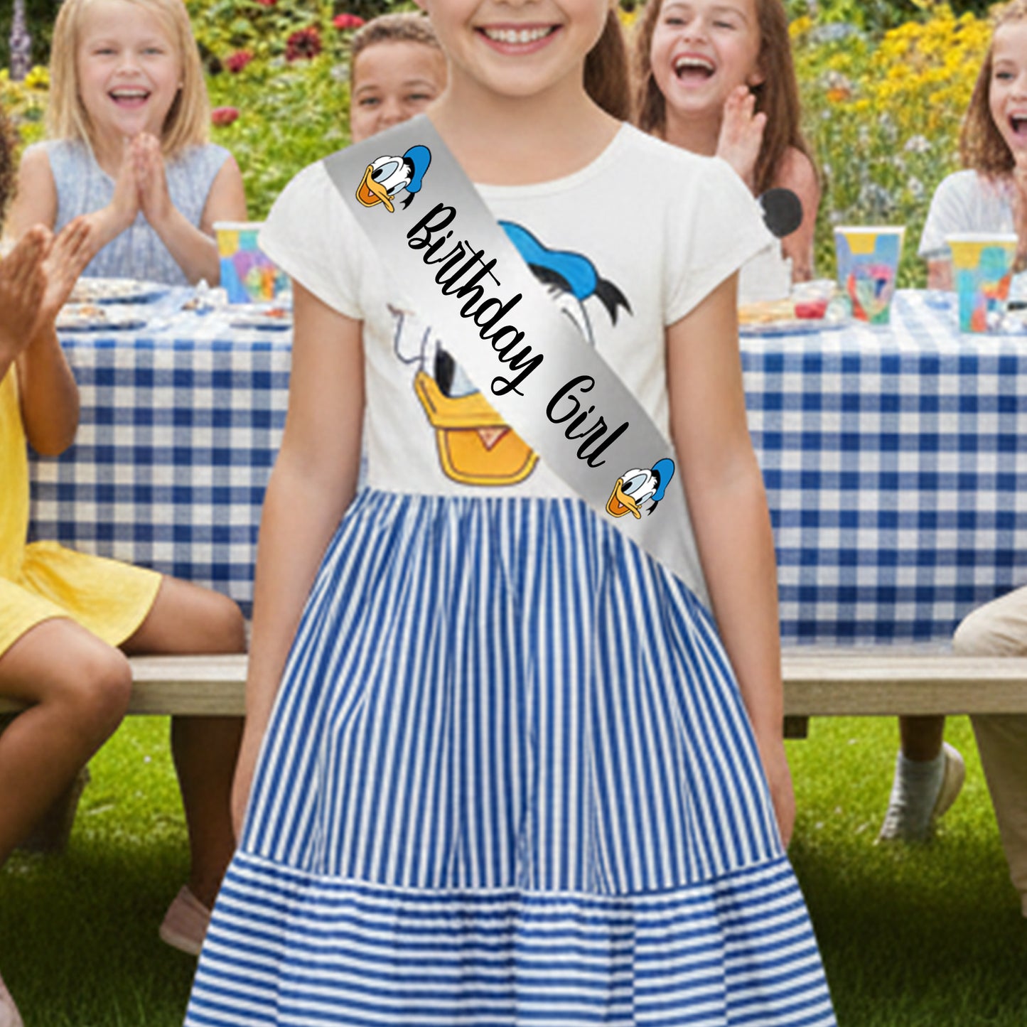 custom sash, 6th Birthday Sash, birthday girl sash, Pink Birthday Sash, Satin Sash, Sweet 6 Outfit.
