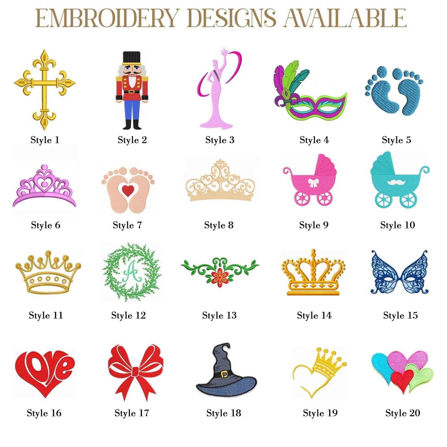 DESIGN, STYLE AVAILABLE 