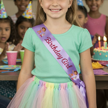 Sweet 6 Party, gradation sash, Sweet 6 Sash, birthday party sash, Sweet Sixteen Gift, Bachelorette Sash.