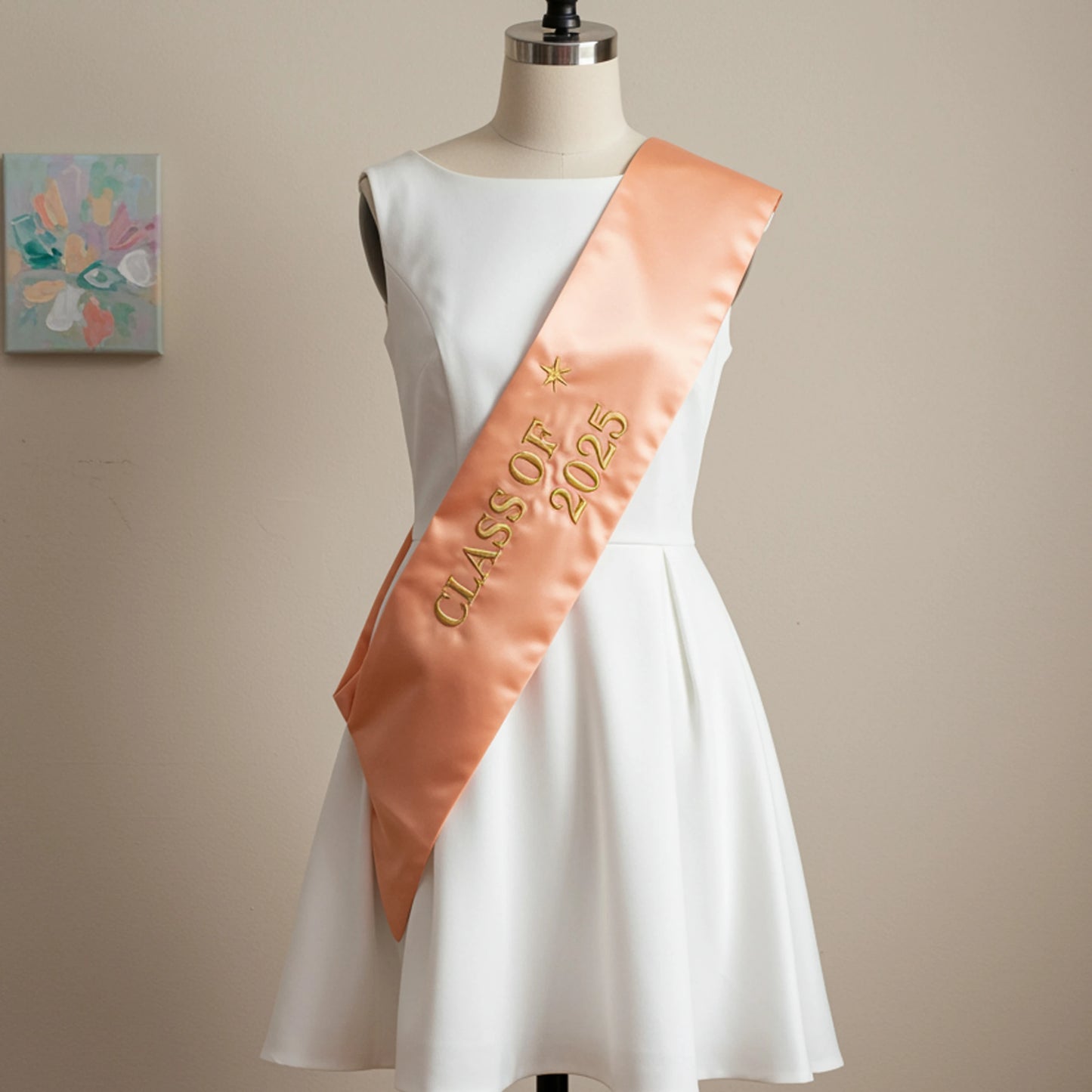 Ribbon, embroidery design, ceremonial, Art Embroidery, band, graduation gift, class of 2025