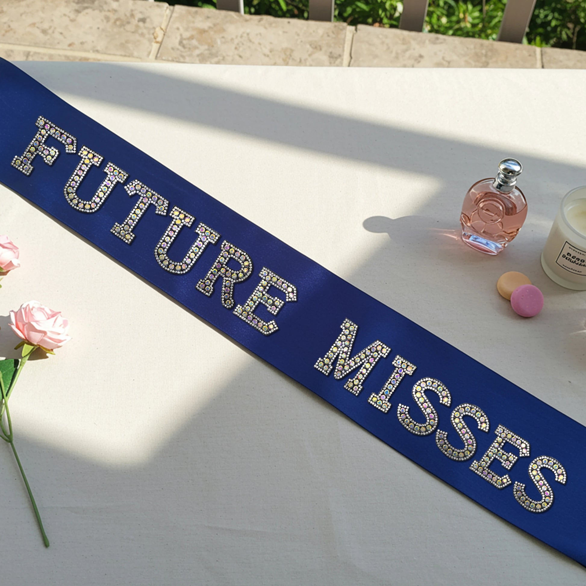 Bachelorette Sash, Personalized Sash,
Custom Sash, diamond text sash.