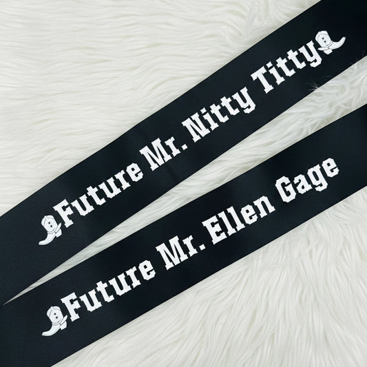 Bachelorette Sash, custom satin sash, Personalized Sash, Custom sash, Customized Sash, brithday sash.