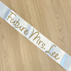 glittery sash, photo prop, 40th birthday sash, 30th birthday sash, graduation sash, baby shower sash.