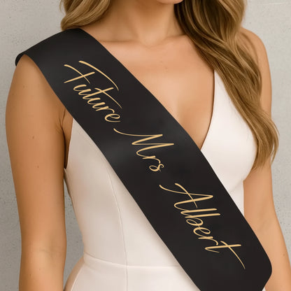 Bride Tribe Sash, bridesmaid gift, Bachelorette Party, engagement gift, Bridal Shower, The Bride.