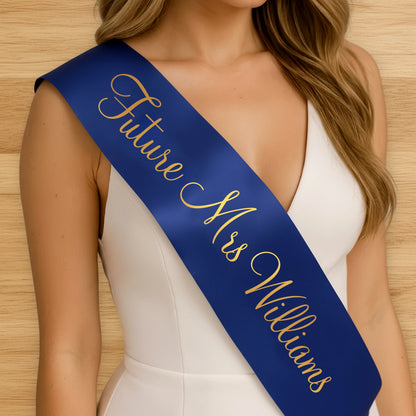 Party Accessory, Bridal Shower Sash, Wedding Sash, Bride to Be Sash, Party Sash.