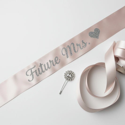 Future Mrs Sash, Custom Bridal Sash, Bridal Sash, Bridal Shower Sash, Wedding Sash.