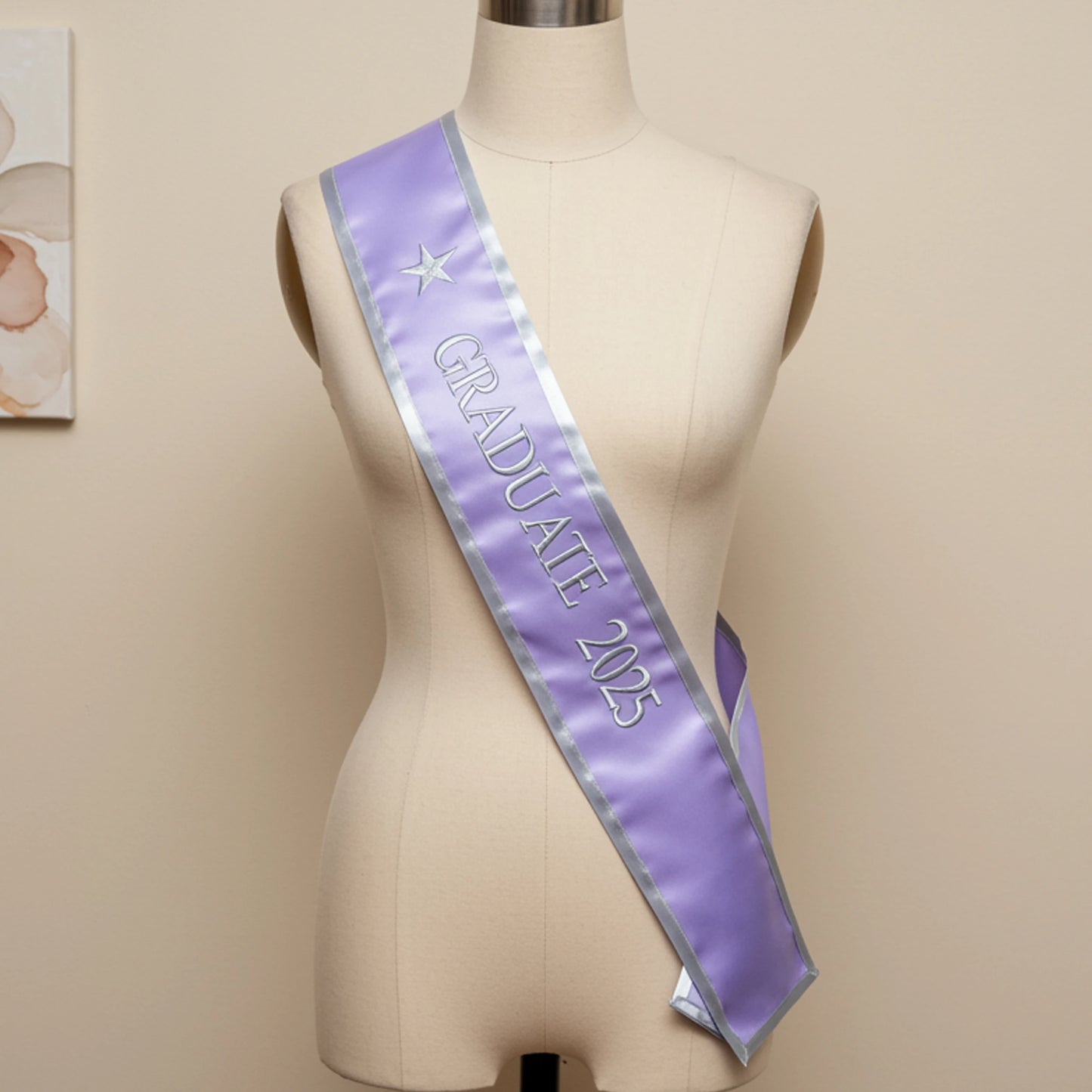 Graduation sash, custom grad Sash, school logo Sash, embroidery Sash, personalized Sash.