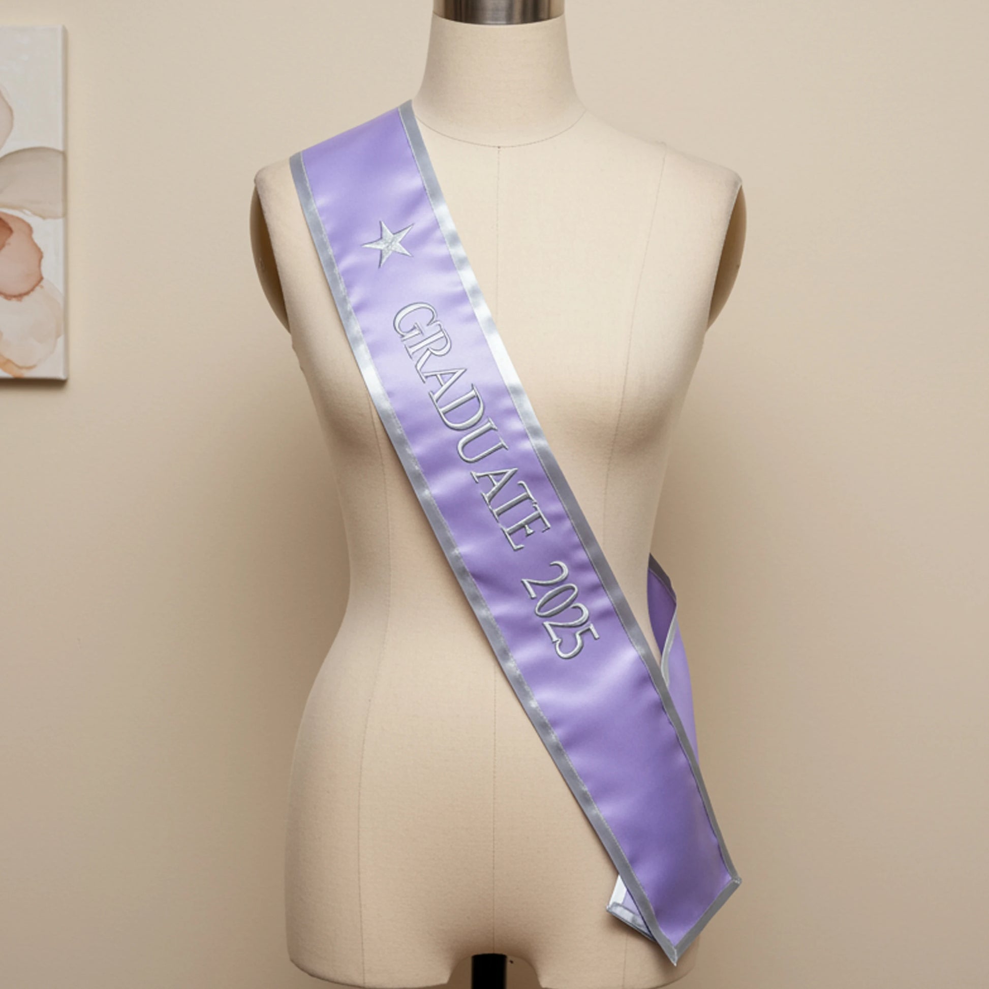Graduation sash, custom grad Sash, school logo Sash, embroidery Sash, personalized Sash.