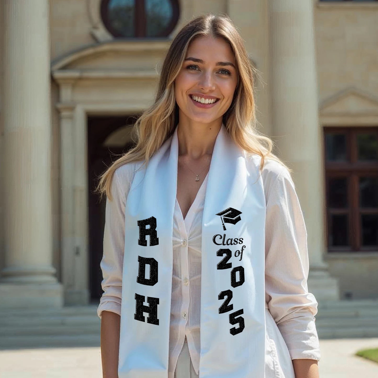 Gifts for Friends, graduation gift, Graduation sash, university stole, custom stole,