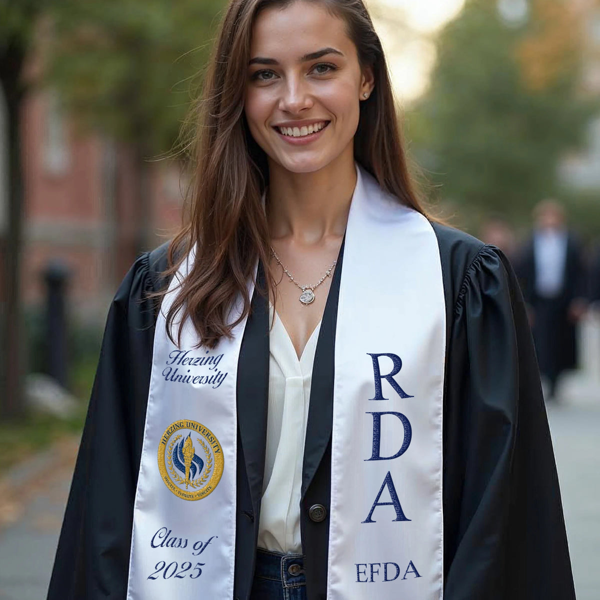 Pretty Graduation Sashes Graduation Essential Satin Graduation Sash - Personalized Sash
